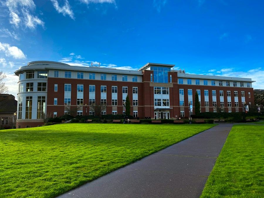 Students on campus